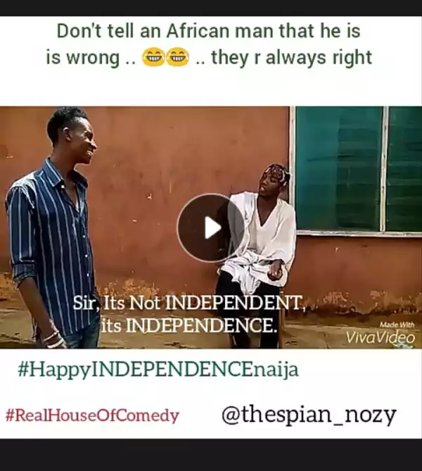 Video (Skit) : Real House of comedy "A Nigerian Old man is always right"